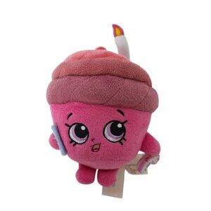 Shopkins Mary Wishes Plush Cupcake with Candle 6 Inch